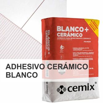 cemix - adhesivo cerámico blanco